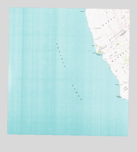 Manuka Bay, HI USGS Topographic Map