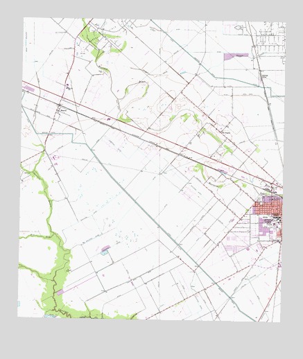 Manvel, TX USGS Topographic Map