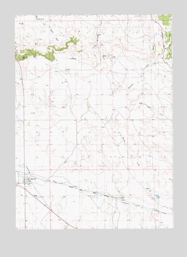 Manville, WY USGS Topographic Map