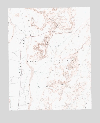 Many Farms NE, AZ USGS Topographic Map