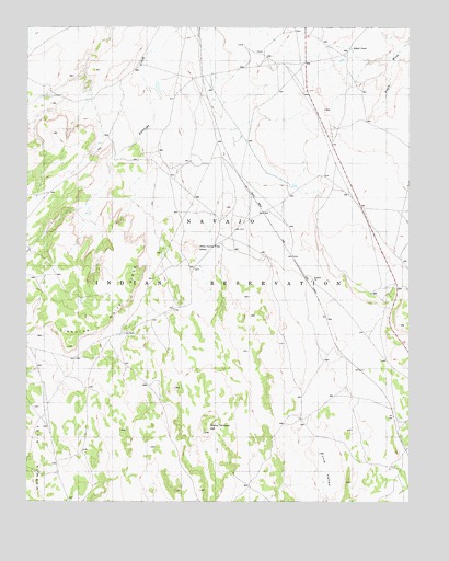 Many Ghosts Hill, AZ USGS Topographic Map