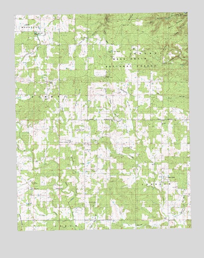 Many Springs, MO USGS Topographic Map