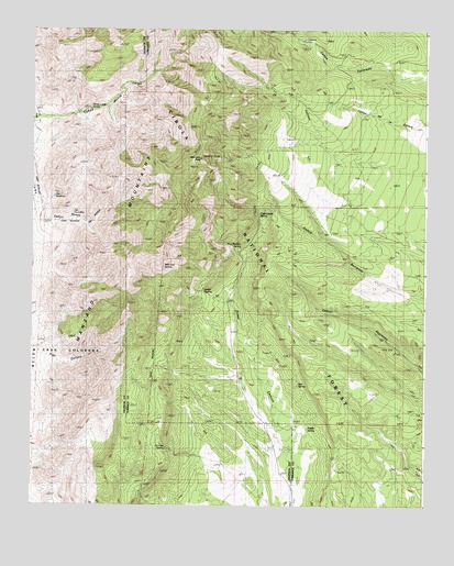 Manzano Peak, NM USGS Topographic Map