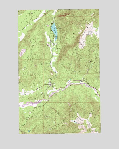 Maple Falls, WA USGS Topographic Map