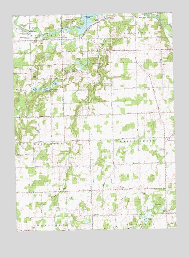 Maple Grove, MI USGS Topographic Map