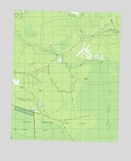 Maple Hill SW, NC USGS Topographic Map