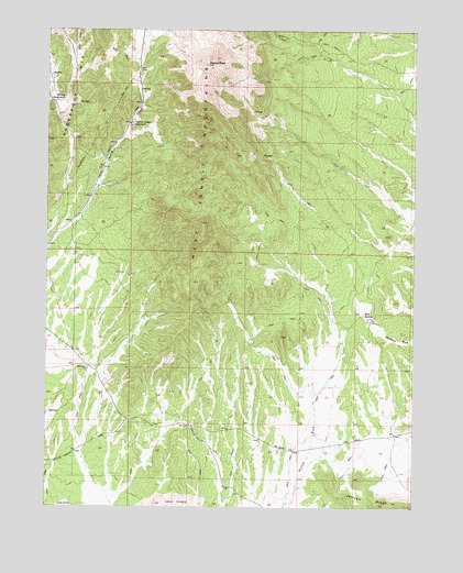 Maple Peak, UT USGS Topographic Map