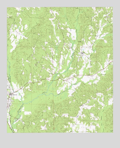 Maplesville East, AL USGS Topographic Map
