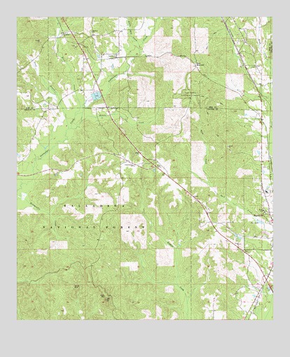 Maplesville West, AL USGS Topographic Map