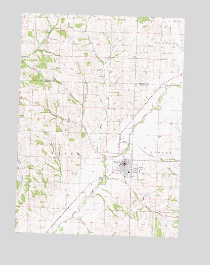 Mapleton, IA USGS Topographic Map