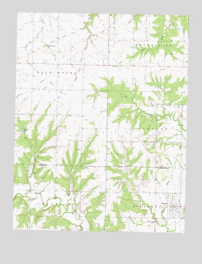 Mapleton, KS USGS Topographic Map
