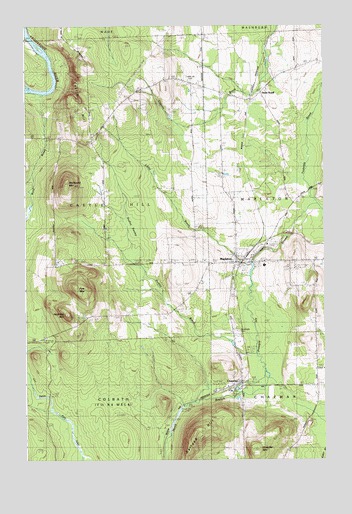Mapleton, ME USGS Topographic Map