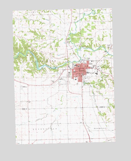 Maquoketa, IA USGS Topographic Map