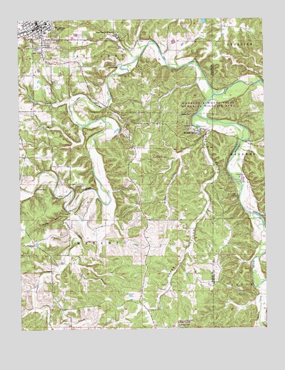 Maramec Spring, MO USGS Topographic Map