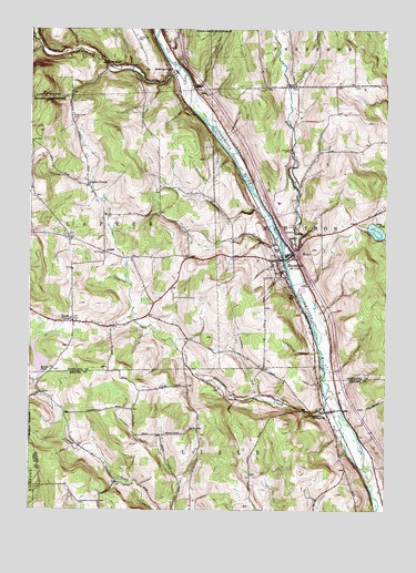 Marathon, NY USGS Topographic Map