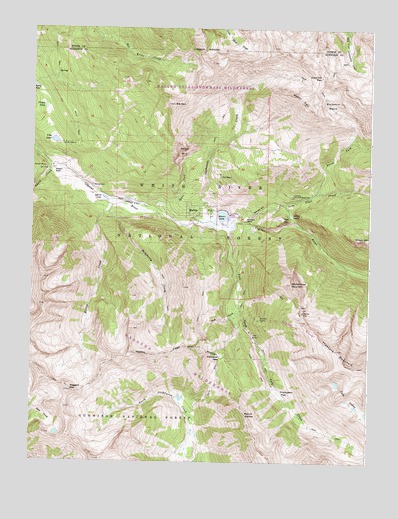 Marble, CO USGS Topographic Map
