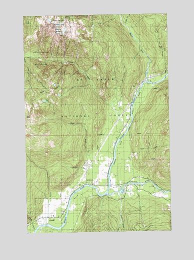 Marblemount, WA USGS Topographic Map