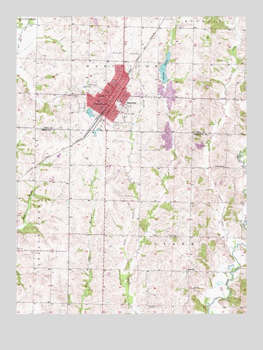 Marceline, MO USGS Topographic Map