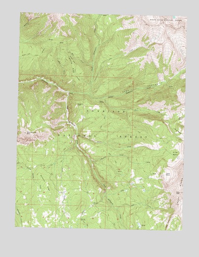 Marcellina Mountain, CO USGS Topographic Map