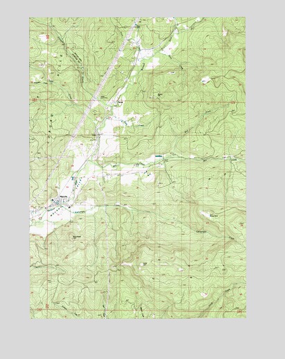 Marcola, OR USGS Topographic Map