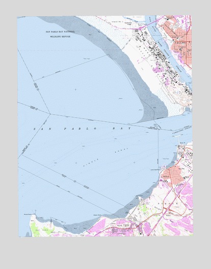 Mare Island, CA USGS Topographic Map
