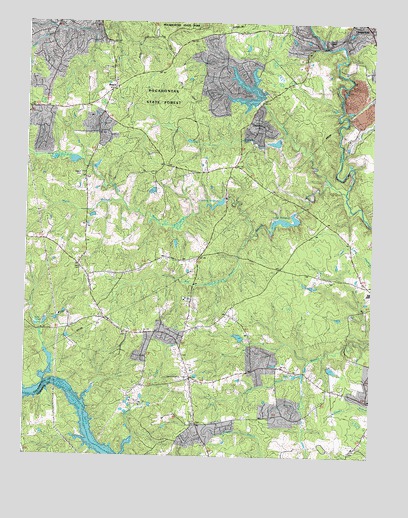 Beach, VA USGS Topographic Map
