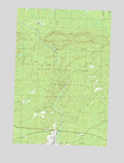 Marenisco, MI USGS Topographic Map