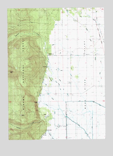 Mares Egg Spring, OR USGS Topographic Map