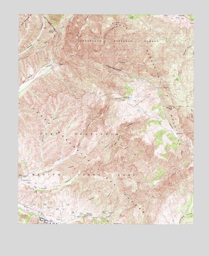 Margarita Peak, CA USGS Topographic Map