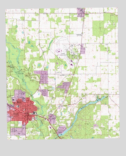 Marianna, FL USGS Topographic Map