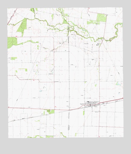 Agua Dulce, TX USGS Topographic Map