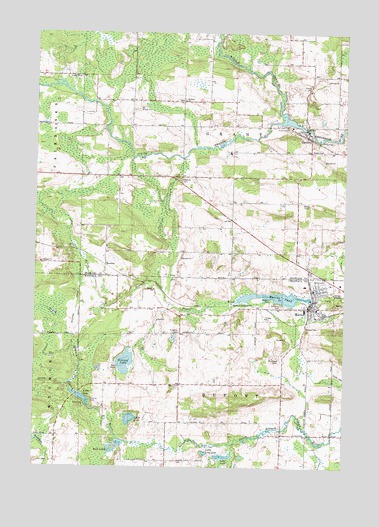 Marion, WI USGS Topographic Map
