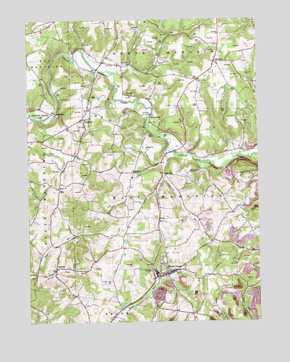 Marion Center, PA USGS Topographic Map
