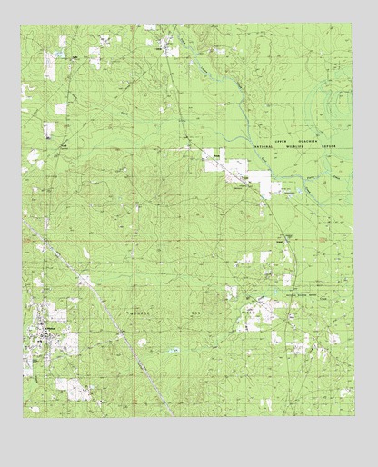 Marion East, LA USGS Topographic Map