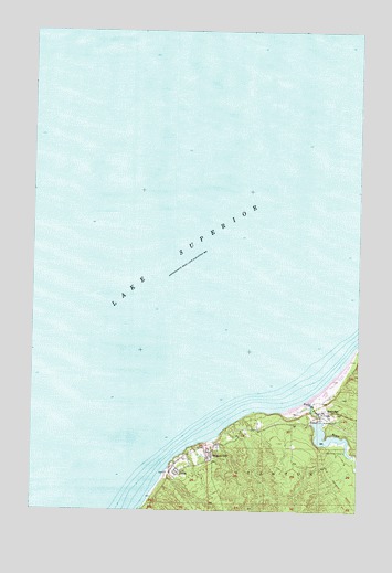Beacon Hill, MI USGS Topographic Map