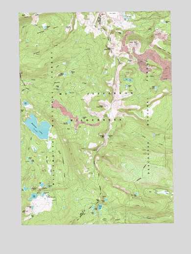 Marion Lake, OR USGS Topographic Map