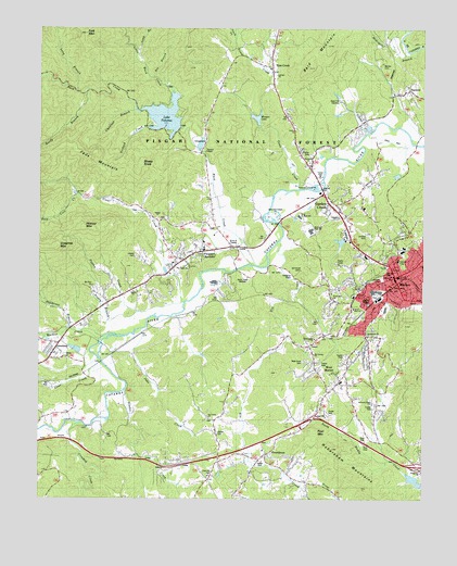 Marion West, NC USGS Topographic Map