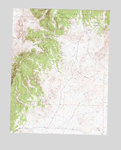 Marjum Pass, UT USGS Topographic Map