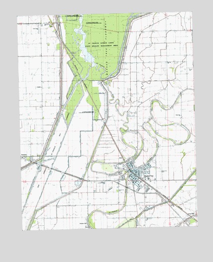 Marked Tree, AR USGS Topographic Map
