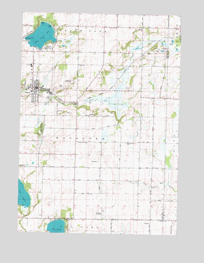 Markesan, WI USGS Topographic Map