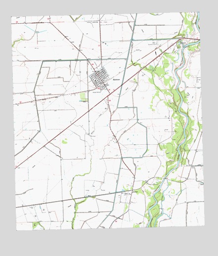 Markham, TX USGS Topographic Map