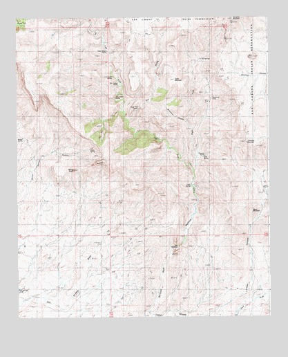 Markham Creek, AZ USGS Topographic Map