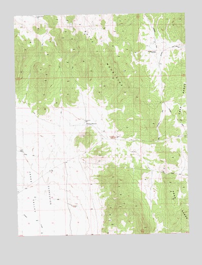 Marking Corral Summit, NV USGS Topographic Map
