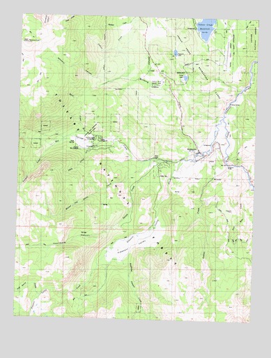 Markleeville, CA USGS Topographic Map
