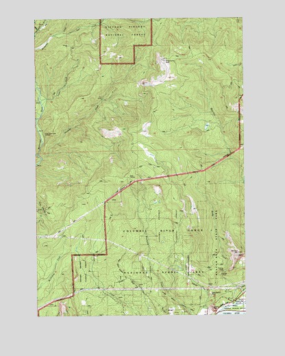 Beacon Rock, WA USGS Topographic Map