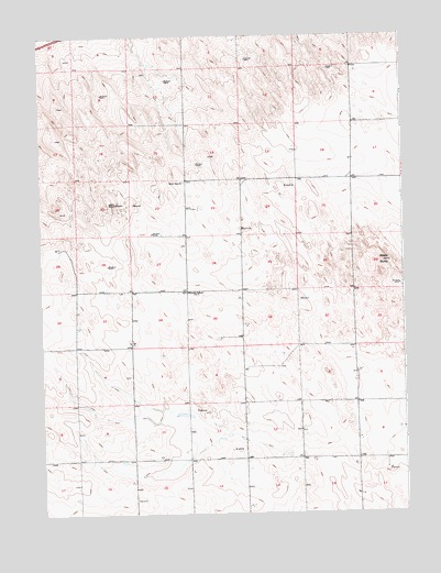 Marks Butte, CO USGS Topographic Map