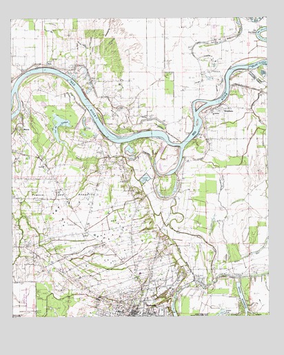 Marksville North, LA USGS Topographic Map