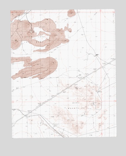 Marl Mountains, CA USGS Topographic Map