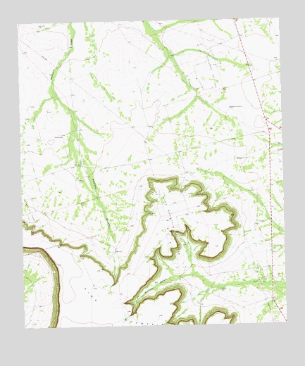 Marlboro Canyon, TX USGS Topographic Map