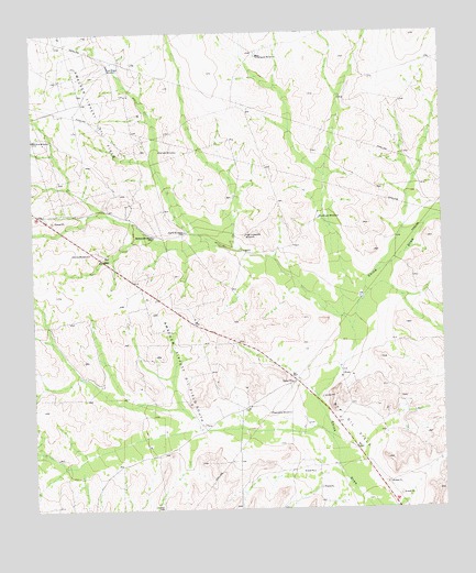 Marlboro Canyon SE, TX USGS Topographic Map